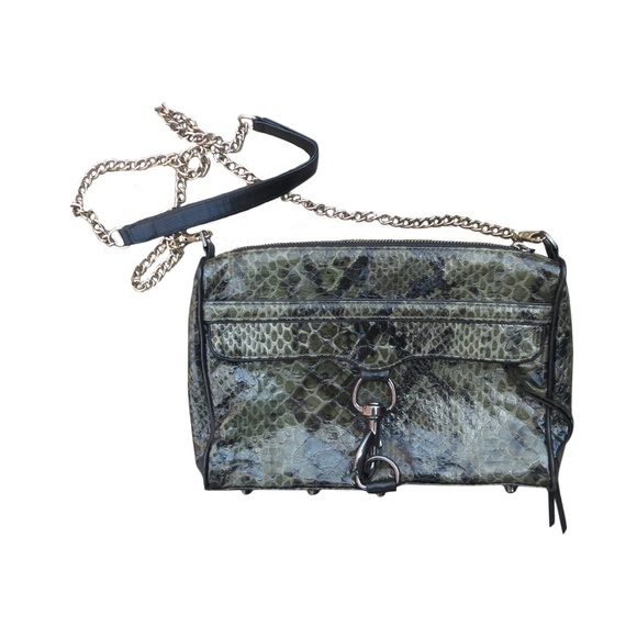 Rebecca Minkoff Handbags - Rebecca Minkoff  │Metallic Snakeskin Crossbody Bag